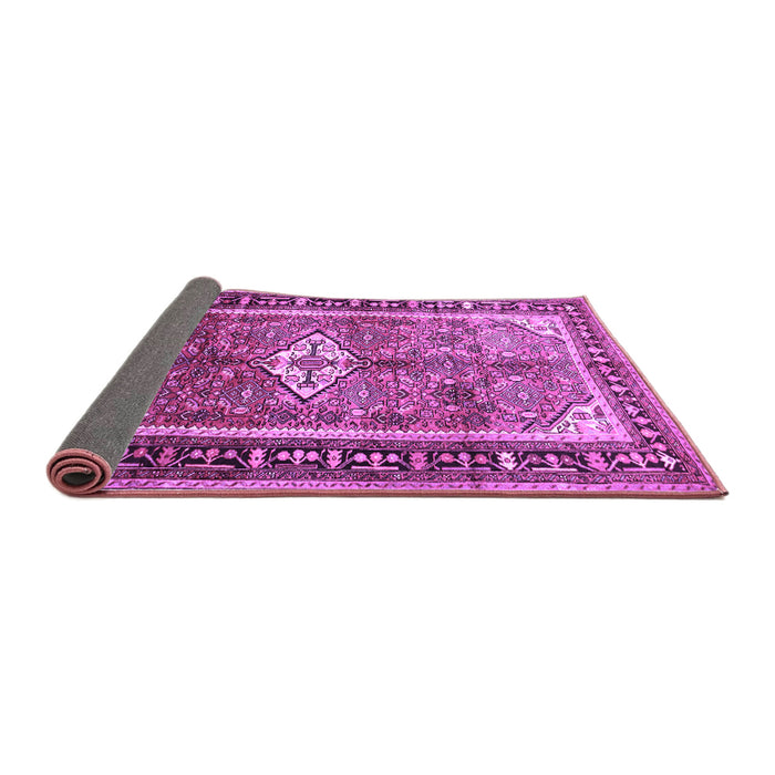 Sideview of Persian Purple Traditional Rug, tr410pur