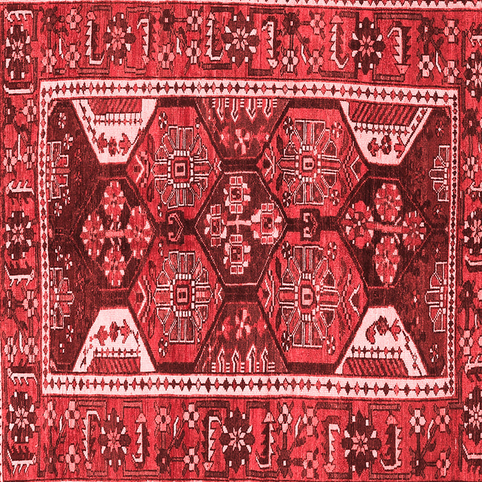 Machine Washable Persian Red Traditional Rug, wshtr4110red