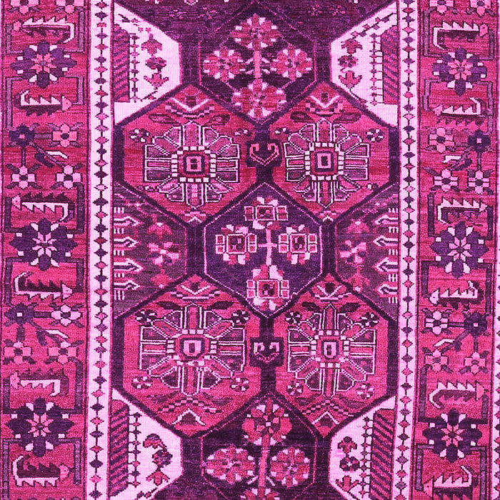 Machine Washable Persian Pink Traditional Rug, wshtr4110pnk