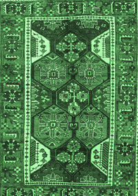 Persian Emerald Green Traditional Rug, tr4110emgrn