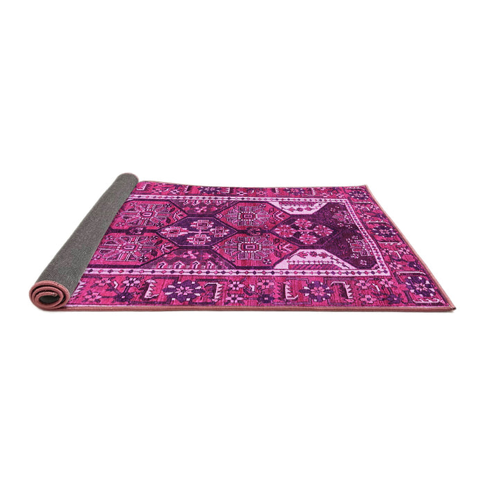 Sideview of Persian Pink Traditional Rug, tr4110pnk