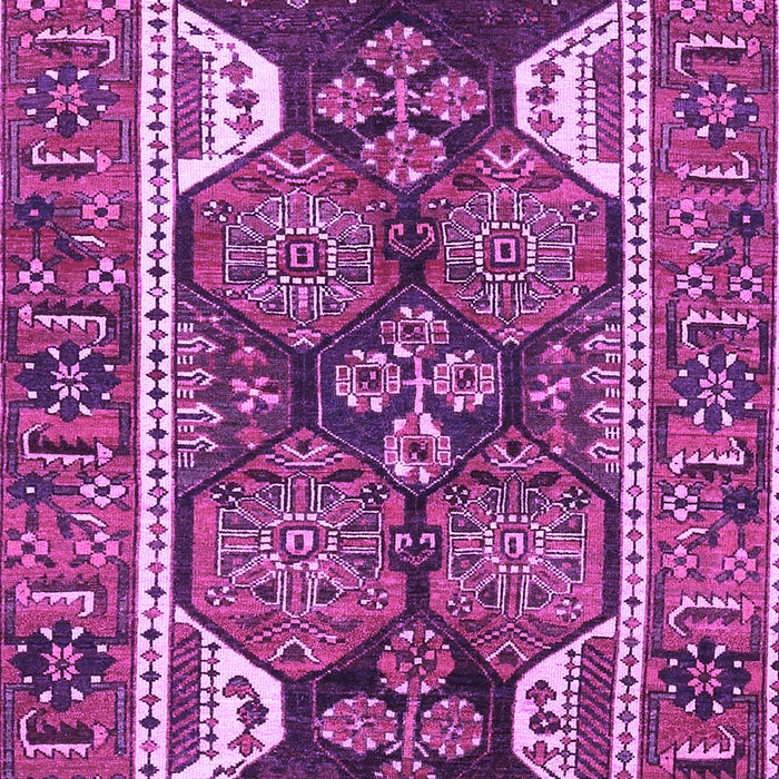 Machine Washable Persian Purple Traditional Area Rugs, wshtr4110pur