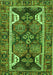 Persian Green Traditional Rug, tr4110grn