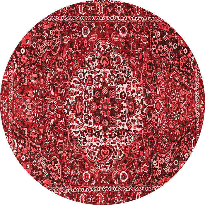 Machine Washable Persian Red Traditional Rug, wshtr4111red