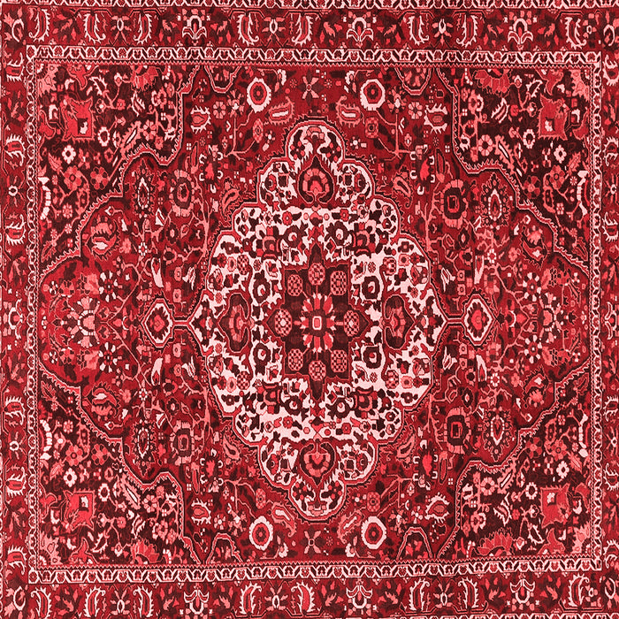 Machine Washable Persian Red Traditional Rug, wshtr4111red