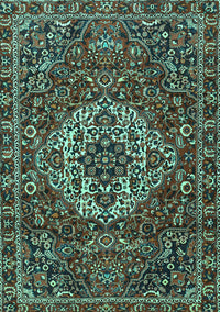 Persian Turquoise Traditional Rug, tr4111turq