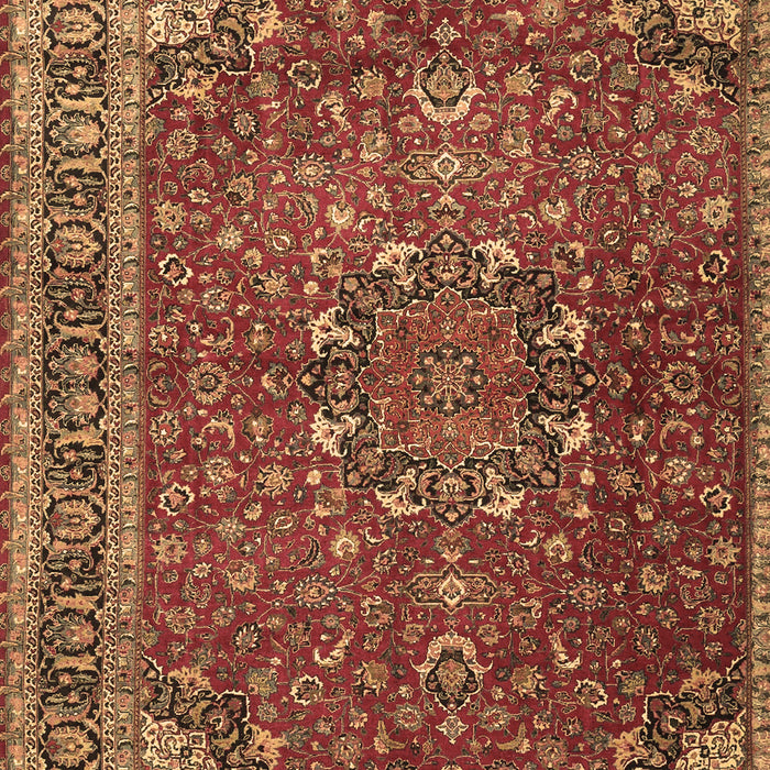 Machine Washable Persian Brown Traditional Rug, wshtr4112brn