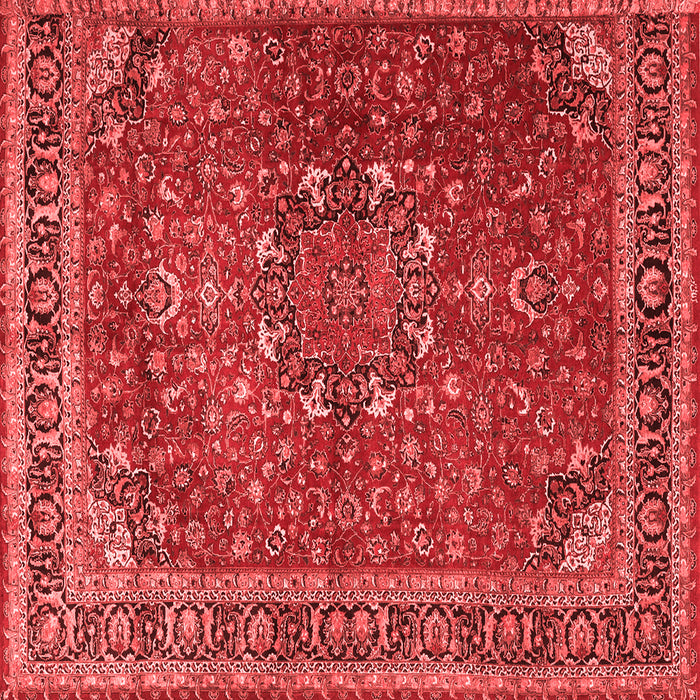 Machine Washable Persian Red Traditional Rug, wshtr4112red
