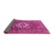 Sideview of Persian Pink Traditional Rug, tr4113pnk