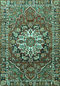 Persian Turquoise Traditional Rug, tr4113turq