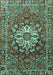 Persian Turquoise Traditional Rug, tr4113turq