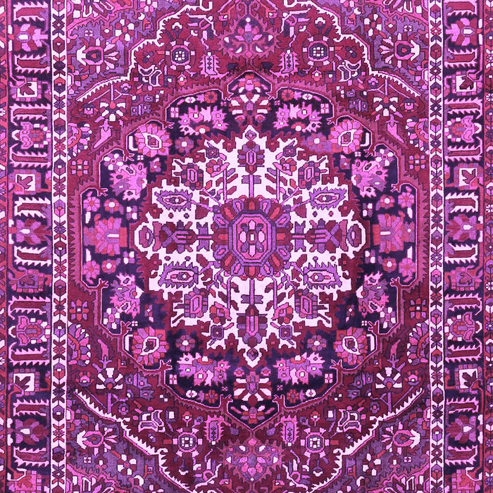 Machine Washable Persian Purple Traditional Area Rugs, wshtr4113pur