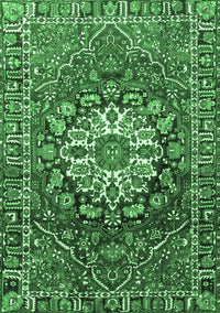 Persian Emerald Green Traditional Rug, tr4113emgrn