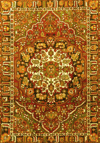 Persian Yellow Traditional Rug, tr4113yw