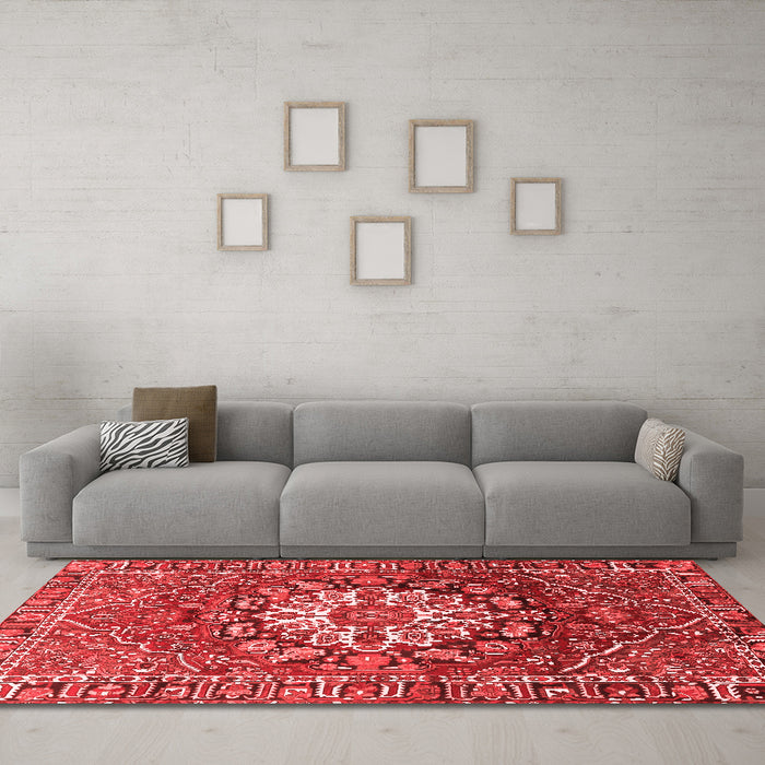 Traditional Red Washable Rugs