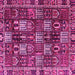 Square Persian Pink Traditional Rug, tr4114pnk