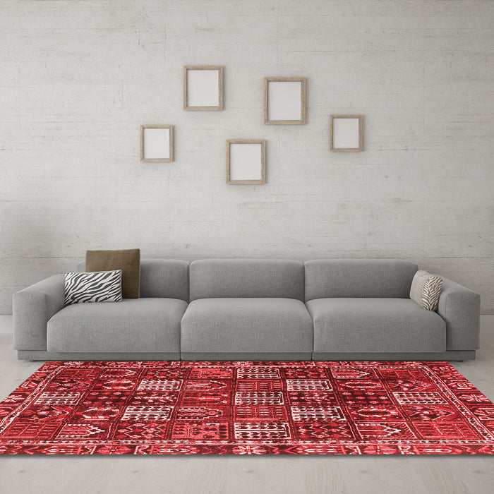 Traditional Red Washable Rugs