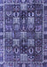 Machine Washable Persian Blue Traditional Rug, wshtr4114blu