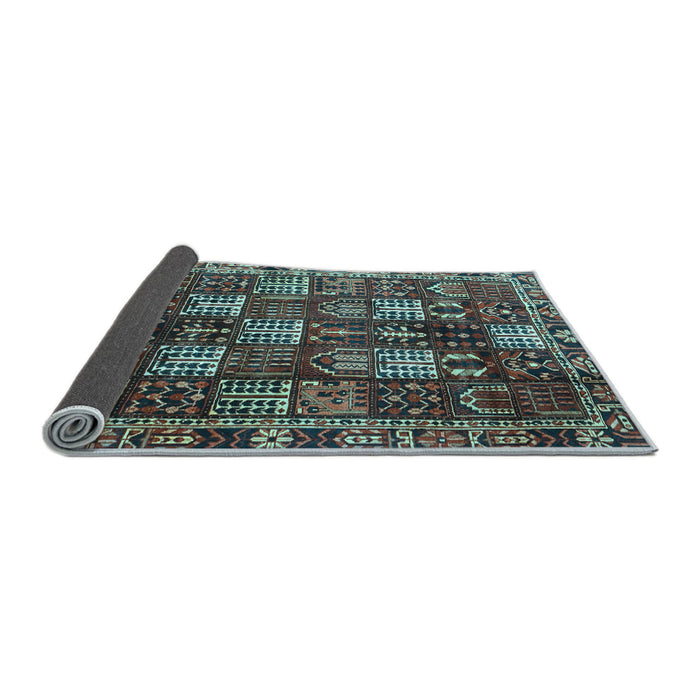 Sideview of Persian Light Blue Traditional Rug, tr4114lblu