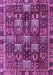 Machine Washable Persian Purple Traditional Area Rugs, wshtr4114pur