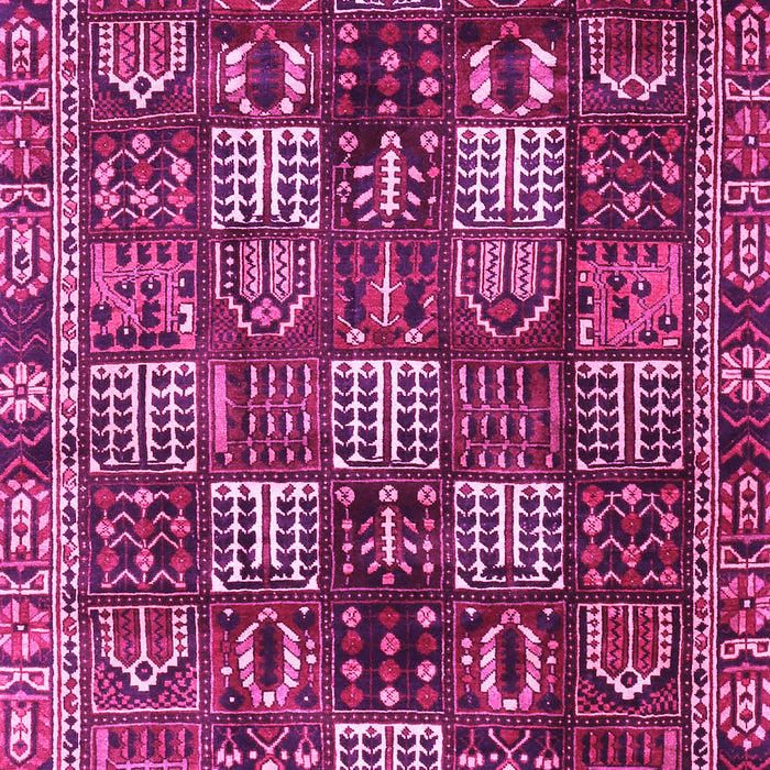 Machine Washable Persian Pink Traditional Rug, wshtr4114pnk