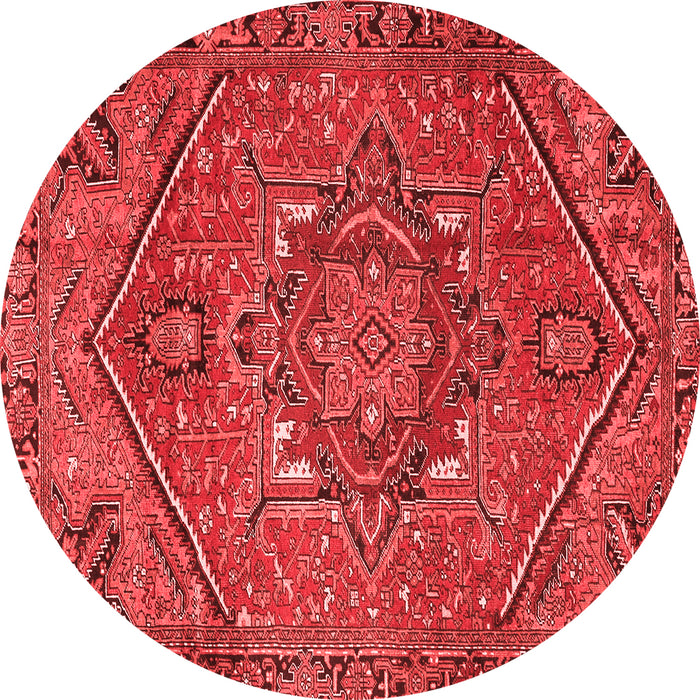 Machine Washable Persian Red Traditional Rug, wshtr4115red