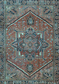 Persian Light Blue Traditional Rug, tr4115lblu