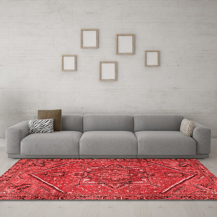 Traditional Red Washable Rugs