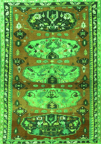 Persian Green Traditional Rug, tr4116grn