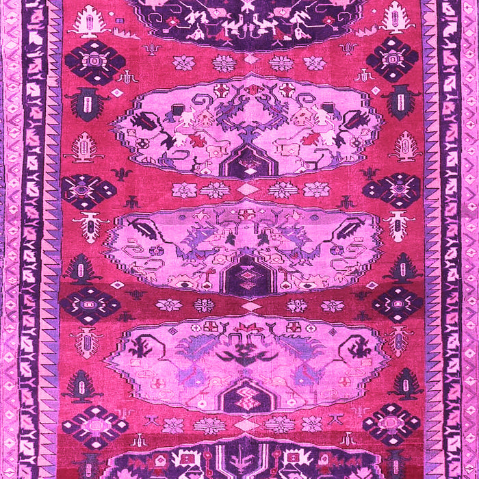 Machine Washable Persian Pink Traditional Rug, wshtr4116pnk