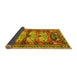 Sideview of Persian Yellow Traditional Rug, tr4116yw