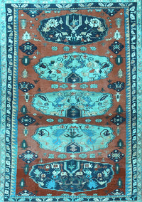 Persian Light Blue Traditional Rug, tr4116lblu