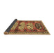 Sideview of Persian Brown Traditional Rug, tr4116brn