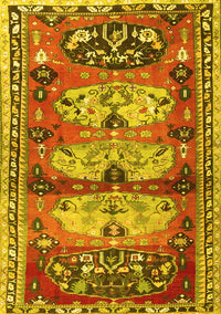 Persian Yellow Traditional Rug, tr4116yw