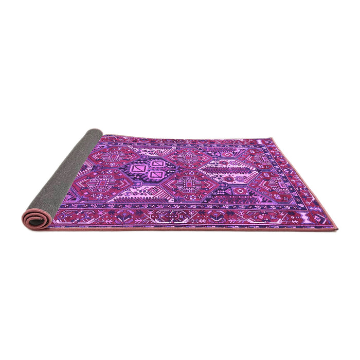 Sideview of Persian Purple Traditional Rug, tr4117pur