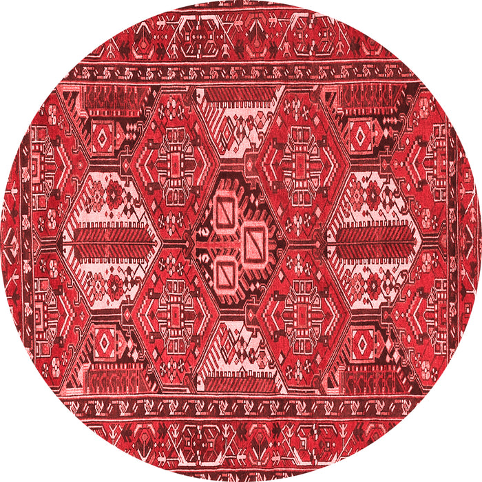 Machine Washable Persian Red Traditional Rug, wshtr4117red