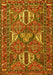 Machine Washable Persian Yellow Traditional Rug, wshtr4117yw