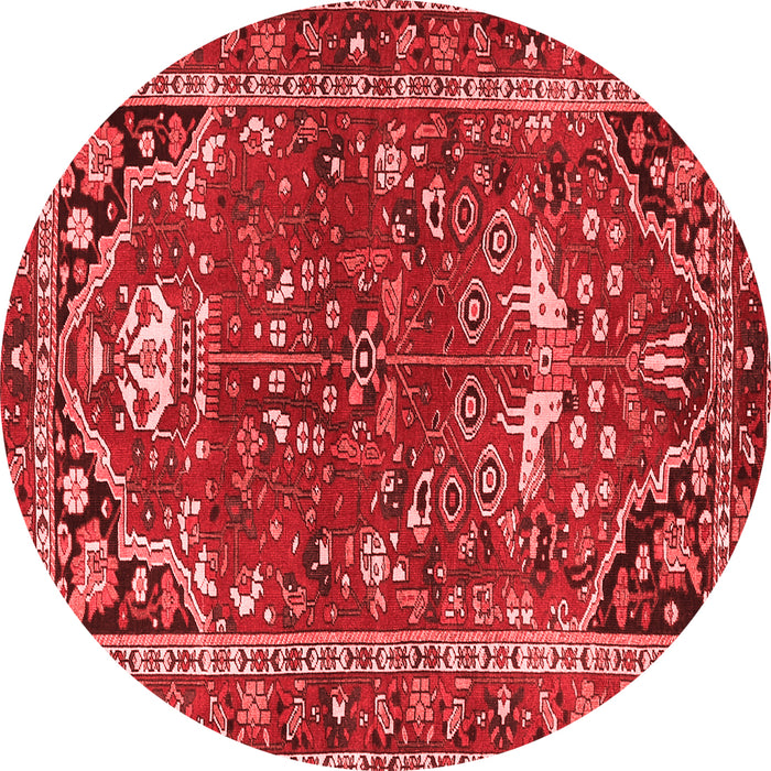 Machine Washable Persian Red Traditional Rug, wshtr4118red