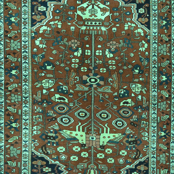 Persian Turquoise Traditional Rug, tr4118turq
