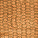 Serging Thickness of Persian Orange Traditional Rug, tr4119org