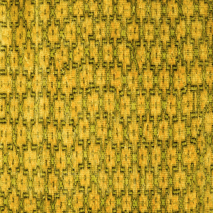 Square Persian Yellow Traditional Rug, tr4119yw