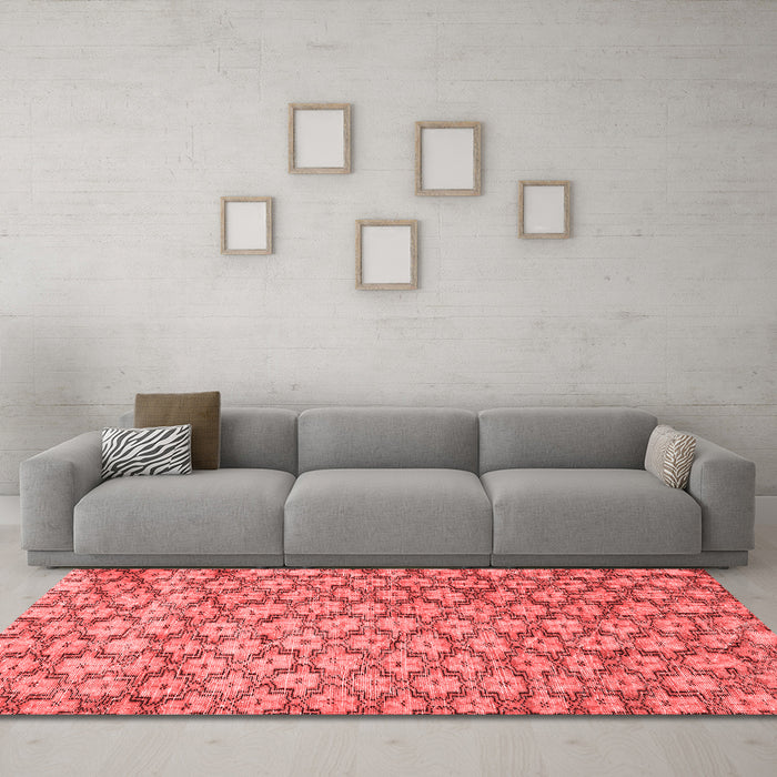 Traditional Red Washable Rugs