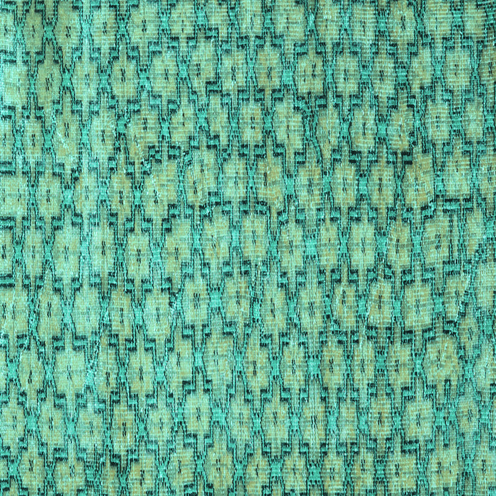 Square Machine Washable Persian Turquoise Traditional Area Rugs, wshtr4119turq