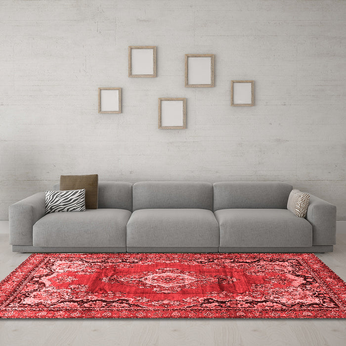 Traditional Red Washable Rugs
