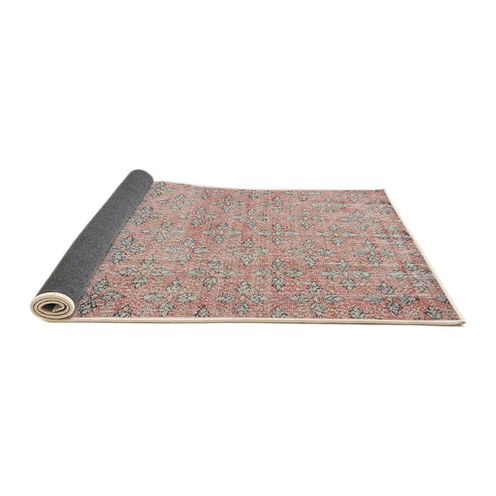 Sideview of Traditional Rust Pink Persian Rug, tr4120
