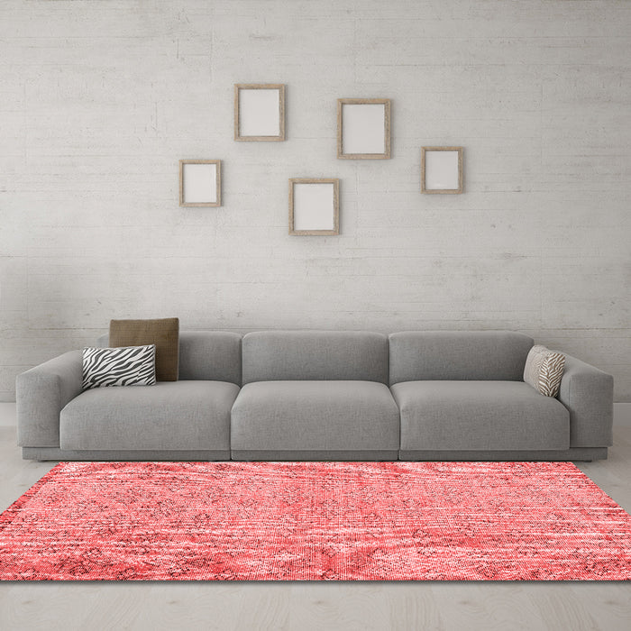 Traditional Red Washable Rugs