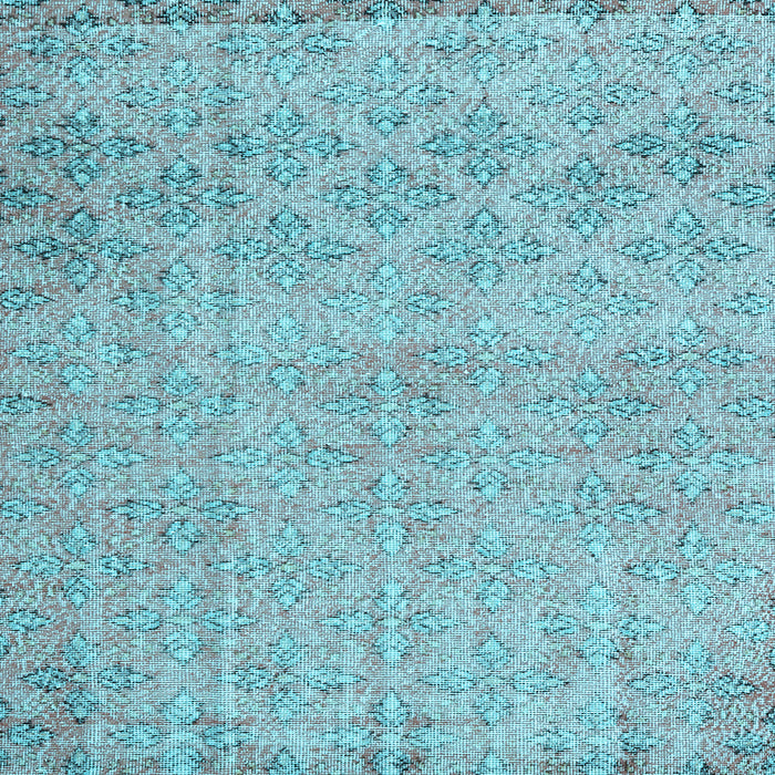 Square Persian Light Blue Traditional Rug, tr4120lblu