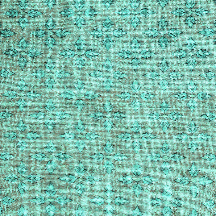 Machine Washable Persian Turquoise Traditional Area Rugs, wshtr4120turq