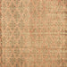 Square Persian Brown Traditional Rug, tr4120brn