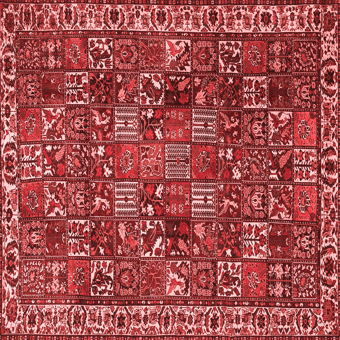 Machine Washable Persian Red Traditional Rug, wshtr4121red